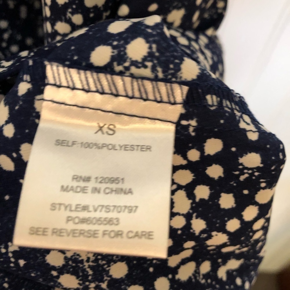 NWT OLIVE & OAK Navy Blue Dress - Picture 7 of 8